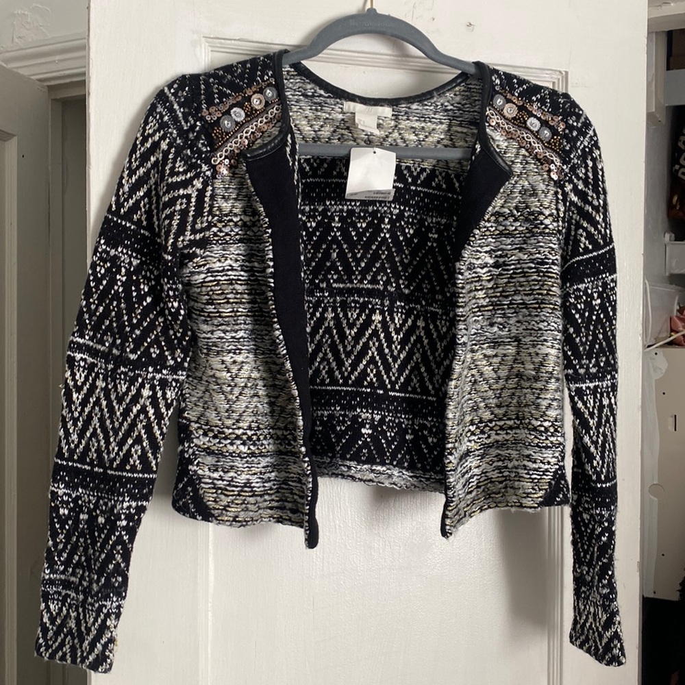 H&M embroidered jacket